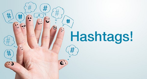 Hashtags nas redes sociais