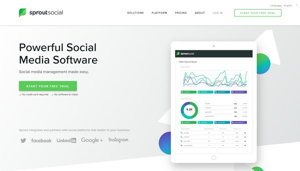 Sprout Social, popular ferramenta de monitoramento de redes sociais